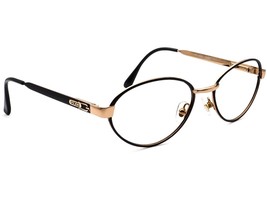 Gucci Eyeglasses GG 2283 PN1 Black Gold Oval Metal Frame Italy 50[]18 135 - $99.99