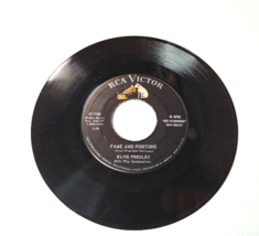 Elvis Presley 45 Record Stuck on You Fame and Fortune  RCA Victor 47-7740 EX- - £25.87 GBP