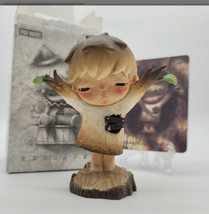 Pop Mart X Hirono Reshape Series Woodcaving Blind Mini Figure Art Toy Figurine - £19.48 GBP