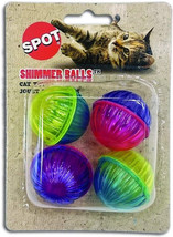 [Pack of 3] Spot Shimmer Balls Cat Toy 4 count - £21.36 GBP