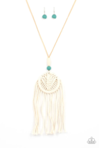 Paparazzi Desert Dreamcatcher Blue Necklace - New - £3.58 GBP