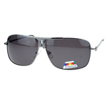 Mens Polarized Sunglasses Quality Anti-Glare Rectangular Navigator - £10.34 GBP