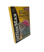 Office Max Premium Photo Paper Glossy 50 Sheets 4 x 6 New Sealed Package - $117.69 MXN