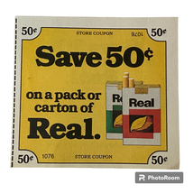 Real Pack or Carton Store Ephemera 1979 Vintage RJ Reynolds Company Ciga... - £4.69 GBP