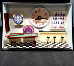 Vintage Chadwick Playroom Clock, Pool Table, Bar, Man Cave Measures 8.5&quot; X 5.5&quot; - £32.14 GBP