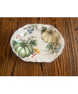 Maxcera Pumpkins Vines Oval Serving Platter 14” Fall Autumn Thanksgiving... - $638.15 MXN
