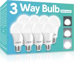 3 Way Led Light Bulbs 50 100 150W Equivalent, Daylight White 5000K 3 Way... - £30.83 GBP