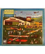 Charles Wysocki 1000 Piece Jigsaw Puzzle Game Four Aces Flying School - $28.51 CAD