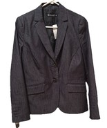 7th Avenue Design Studio Denim Color Jacket Blazer New York &amp; Company Si... - $24.75
