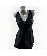 Raisins Swimsuit Dress Curvy Plus Size 18W Black One Piece Tummy Thinner - $49.50