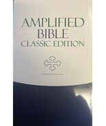 Amplified Bible Classic Edition, Paperback, White and Navy Cover - €63,76 EUR