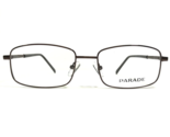 Parade Eyeglasses Frames 1581 BROWN Rectangular Full Rim 54-18-145 - £25.95 GBP