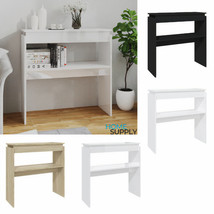 Modern Wooden Narrow Home Hallway Console Table With Storage Shelf Wood ... - £34.54 GBP+