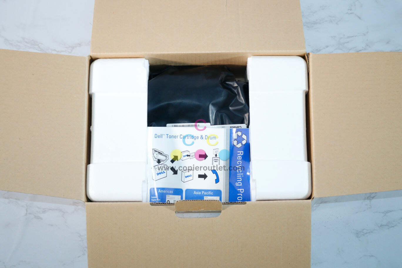 Open Box OEM Dell 1815dn, RF223 Black High-Yield Toner Cartridge, Same D... - $49.50
