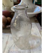 Uservo embossed square 1 qt one quart milk bottle  - $40.74 CAD