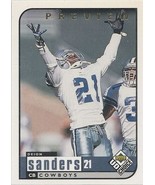 DEION SANDERS 1998 UPPER DECK CHOICE PREVIEW # 49 - $2.35 CAD