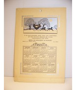 1937 SERV-US GROCERY &amp; MARKET CALENDAR SANDY BLVD PORTLAND, OR  - €23,43 EUR