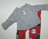 15&quot; doll clothes handmade pajama outfit Star Wars Angry Birds print pant... - $9.89