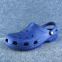 Crocs  Men Slip-On Sandals Blue Synthetic Slip On Size 10-11 Medium - £19.46 GBP