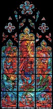 washington church counted Cross Stitch Pattern stained 233 x 485 stitche... - $3.99