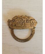 Vintage Noah&#39;s Ark Brass 1970 Pin Brooch - $496.17 MXN