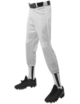 Champro Sports Baseball Pants Boys Sz Youth S Gray Durable Pockets Belt Channel - £7.44 GBP