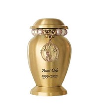 Pink Cat Keepsake Urn - Love Charms™ Option - $19.95