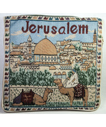 Jerusalem Tapestry Zippered Tote Bag Pictorial Camels Never Used - £7.86 GBP