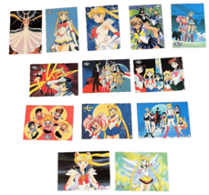 Sailor Moon 1996 world Collection Post Card Lot of 13 Italy - $74.25
