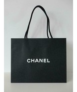 New CHANEL Black Paper Gift Medium Shopping Gift Bag 11.75&quot; x 9.5&quot; x 5.0&quot; - £17.19 GBP