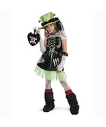 Monster Bride Gothic Punk Rock Green Halloween Costume LG 12 -14 NEW - $256.53 MXN