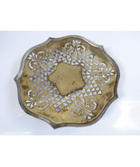 Rogers Bros Co Meriden The Friars silver plate Piercesed footed plate bo... - £50.49 GBP