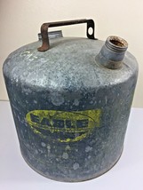 Vintage EAGLE GAS CAN , 5 Gallon, Rare blue color. No lids. Great Gas & Oil item - £30.66 GBP