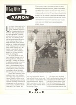 Aaron Carter teen magazine pinup clipping shirtless a day with Aaron rar... - £7.85 GBP