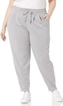 HUE Women&#39;s Relaxed Fit Jogger, Heather Grey, L - £15.81 GBP