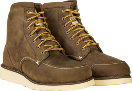 HIGHWAY 21 Journeyman Boots, Men&#39;s, Brown, Size: 8 - $189.95