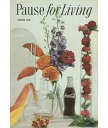 Pause for Living Summer 1960 Vintage Coca Cola Booklet Mid Century Home ... - £7.87 GBP