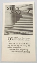 Vintage 1940&#39;s Tuberculin Test Pamphlet Potts Memorial Institute -- 3.5&quot;... - £11.15 GBP