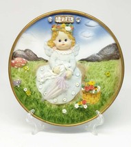 Home For ALL The Holidays Angel Birthday Month Plate with Stand 6 inches (April) - £13.82 GBP