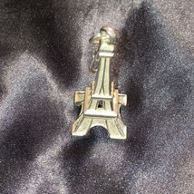2” Vintage 18k gold plate Eiffel Tower Monument - Paris, France Keychain - £32.58 GBP