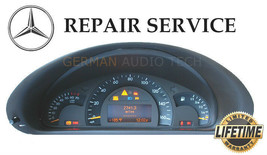 Mercedes Benz W203 C230 C240 C320 C32 Instrument Cluster Lcd - Repair Service - £138.91 GBP