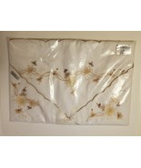 Vintage Heritage Cotton Embroidered Sheet PillowCase Double Size 80&quot; x 1... - $815.89 MXN