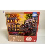 Geno Peoples 1000 Piece Puzzle 6052273 A Warm Welcome Scene Pre-Owned MB - £10.19 GBP