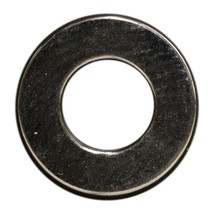 #10 x 13/64&quot; x 7/16&quot; Polished 18-8 Stainless Steel USS Flat Washers (15 pcs.) - £14.43 GBP