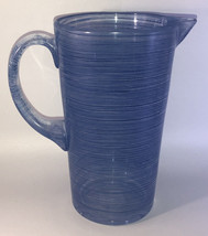 Pier 1 Blue Water Pitcher Jug Mug Drink Container 2.2Qt-BRAND NEW-SHIPS N 24 Hrs - $34.53