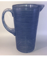 Pier 1 Blue Water Pitcher Jug Mug Drink Container 2.2Qt-BRAND NEW-SHIPS ... - $47.42 CAD