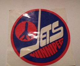 Vintage Winnipeg Jets Sticker/Decal -- Unused and Still on Original Paper  - £11.15 GBP