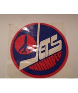 Vintage Winnipeg Jets Sticker/Decal -- Unused and Still on Original Paper  - $14.00
