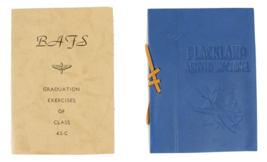 WWII Blackland Army Flying School 43C Graduation Announcement and Program - $28.04