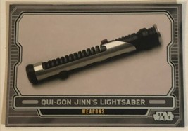 Star Wars Galactic Files Vintage Trading Card #590 Qui Gon Lightsaber - £1.98 GBP